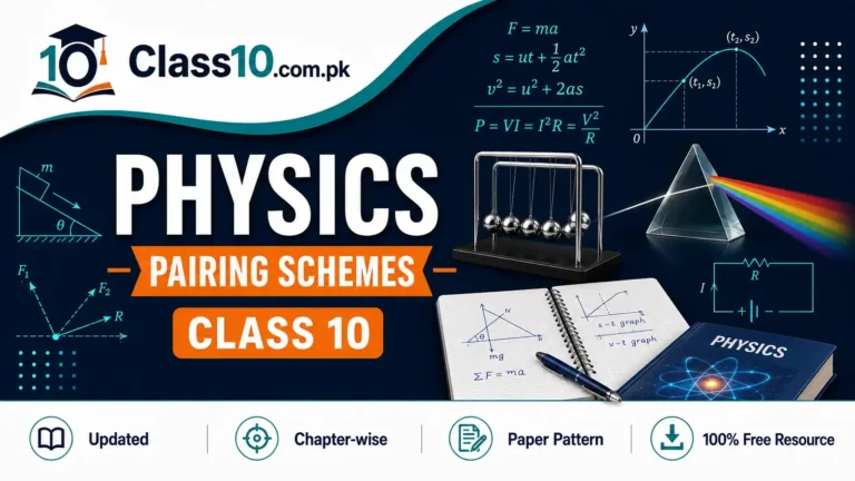 Class 10 Physics Pairing Scheme