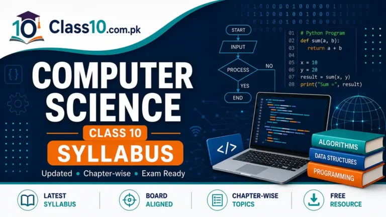 Class 10 Computer Syllabus