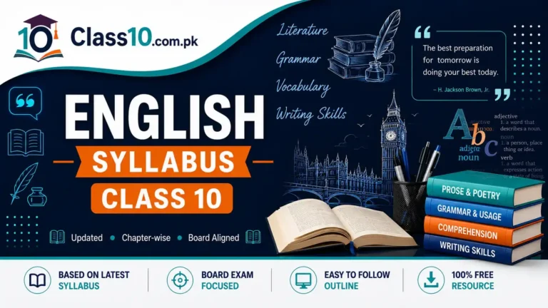 class 10 english syllabus